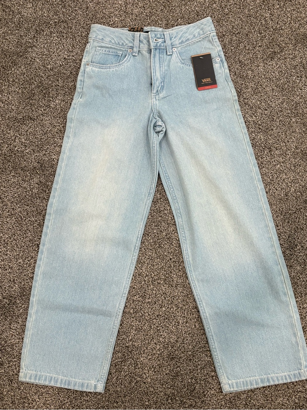 Vans Men's Light Blue Straight Jeans